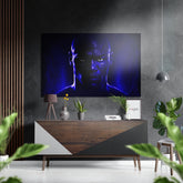 Revenge in His Eyes Brushed Aluminum Dibond Wall Art.